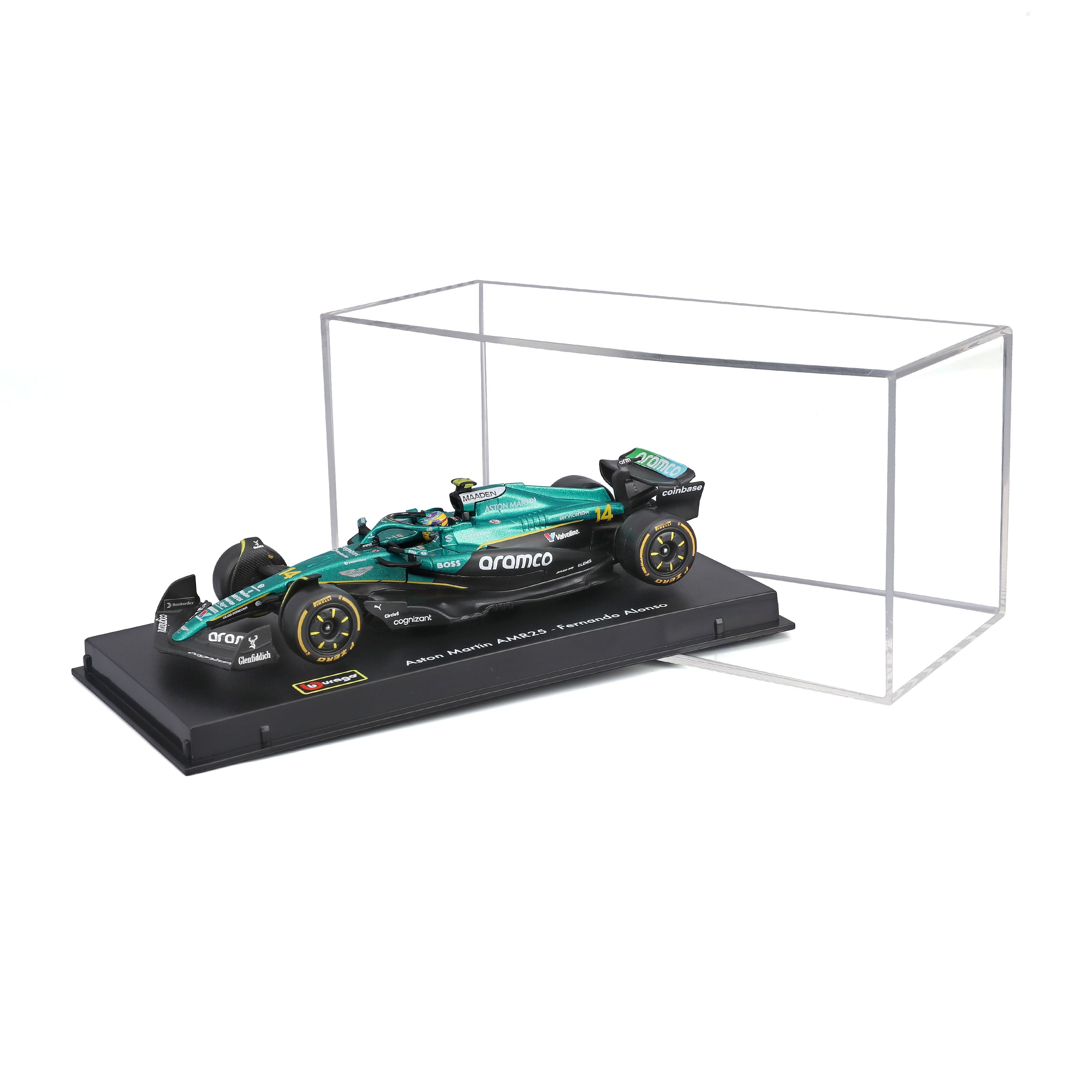 bburago-formula-1-aston-martin-amr25-modellauto-1-43-alonso image 1