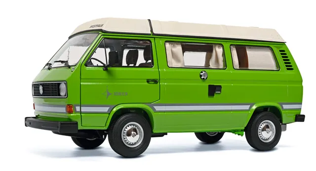 schuco-vw-t3a-camper-joker-westfalia-modellauto-1-18-gr-n image 1