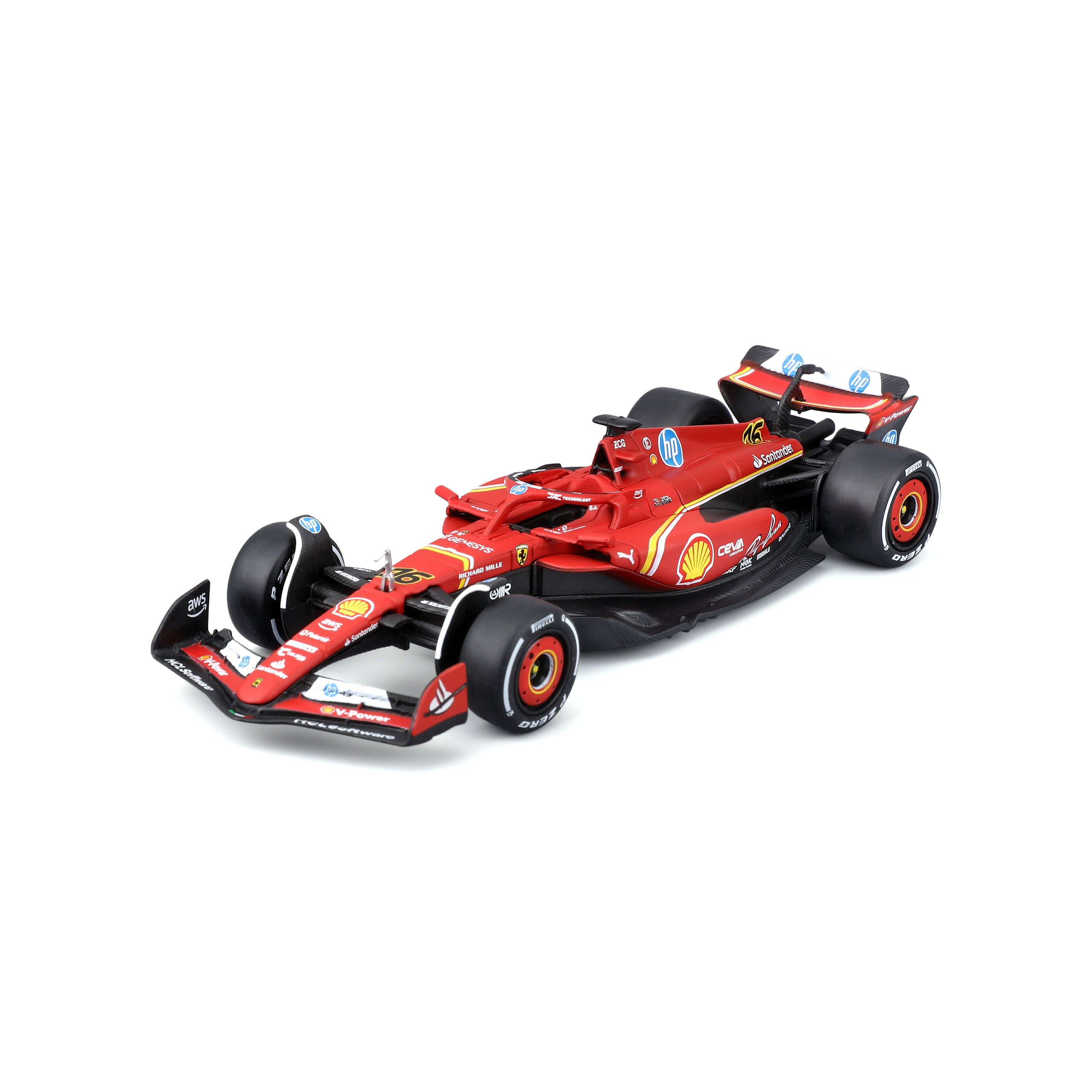 bburago-formula-1-ferrari-sf-24-leclerc-monza-modellauto-1-43 image 1