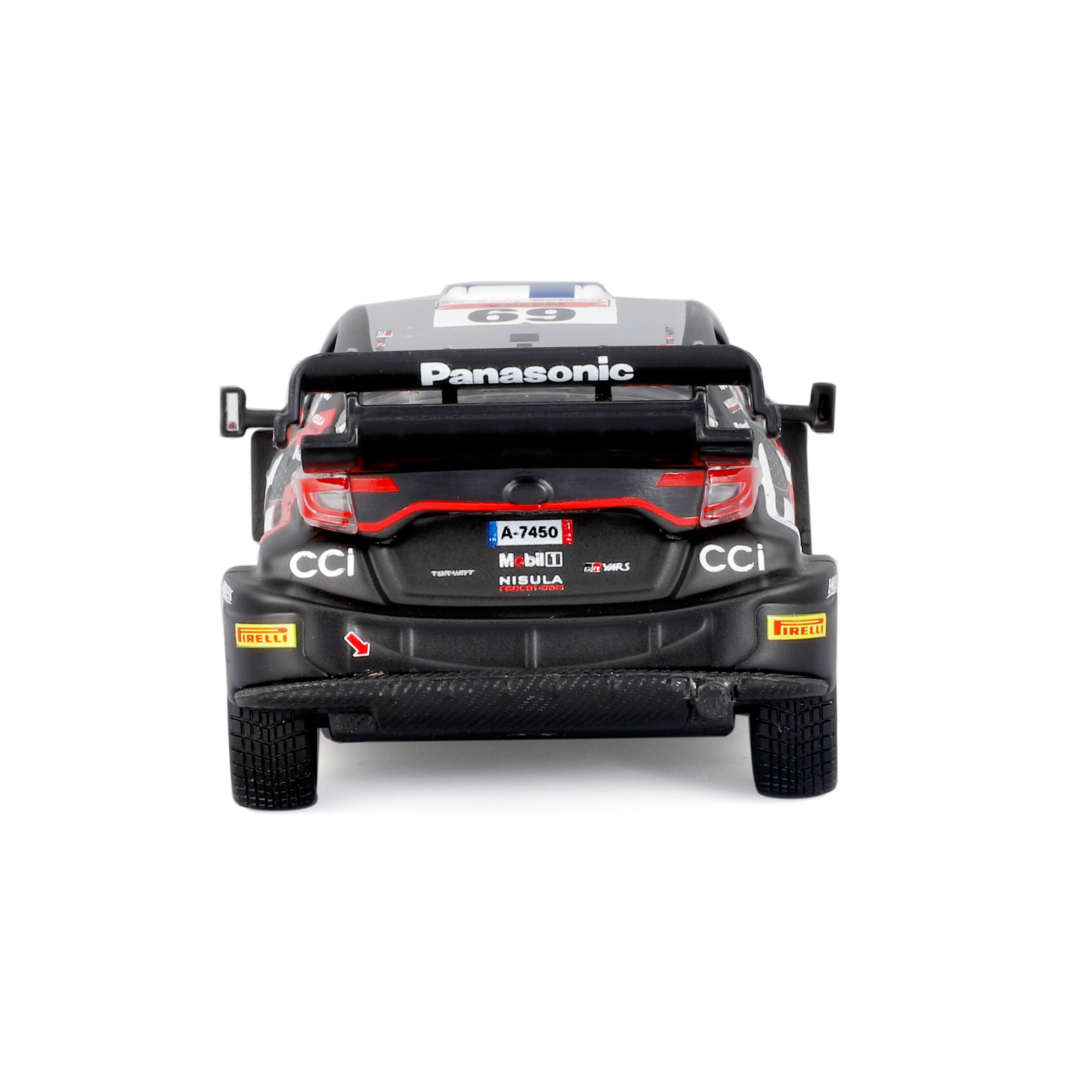 bburago-racing-toyota-gr-yaris-rally1-69-modellauto-1-43-vitrine image 3