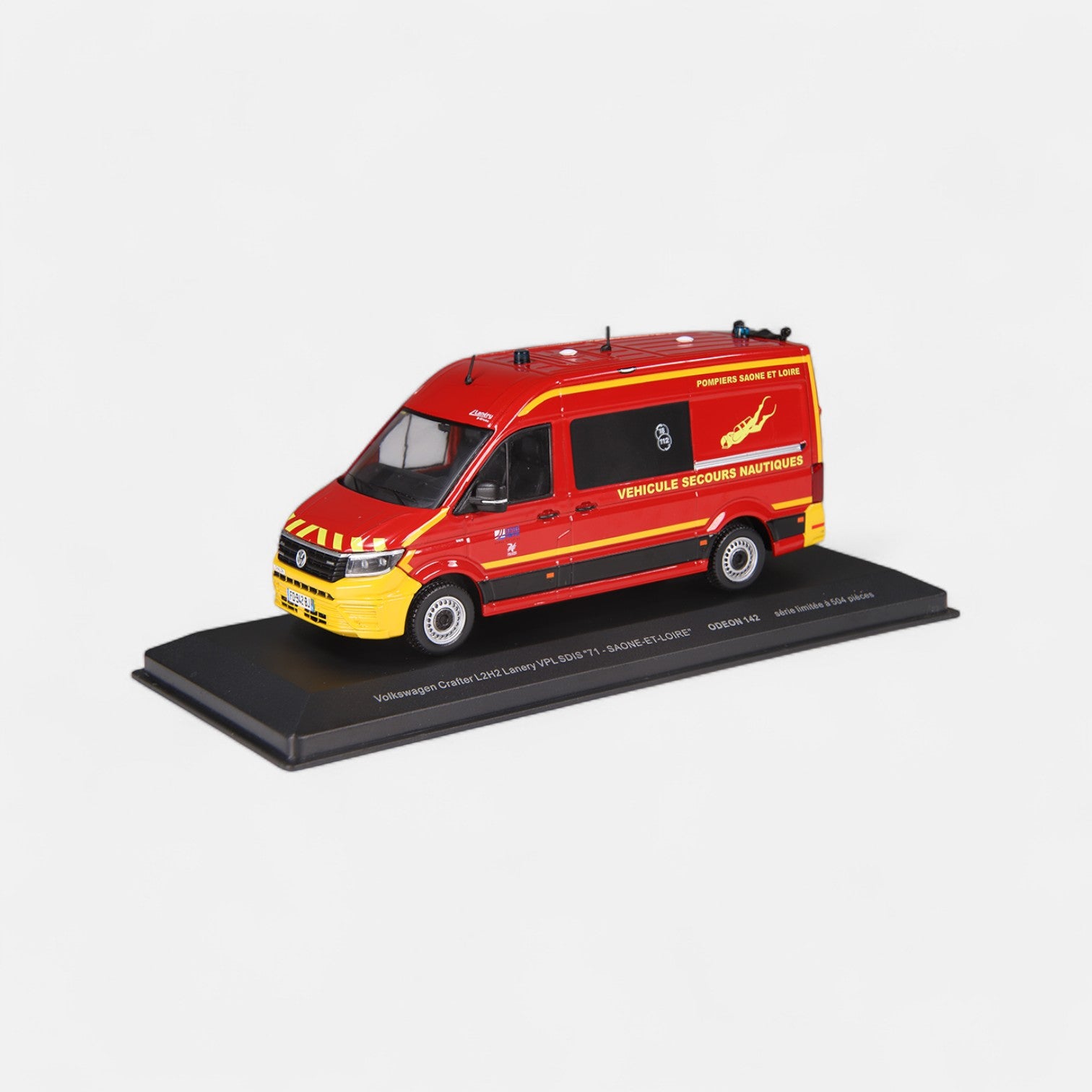 nzg-vw-crafter-l2h2-modell-1-43-feuerwehr-rot-sdis-71 image 8