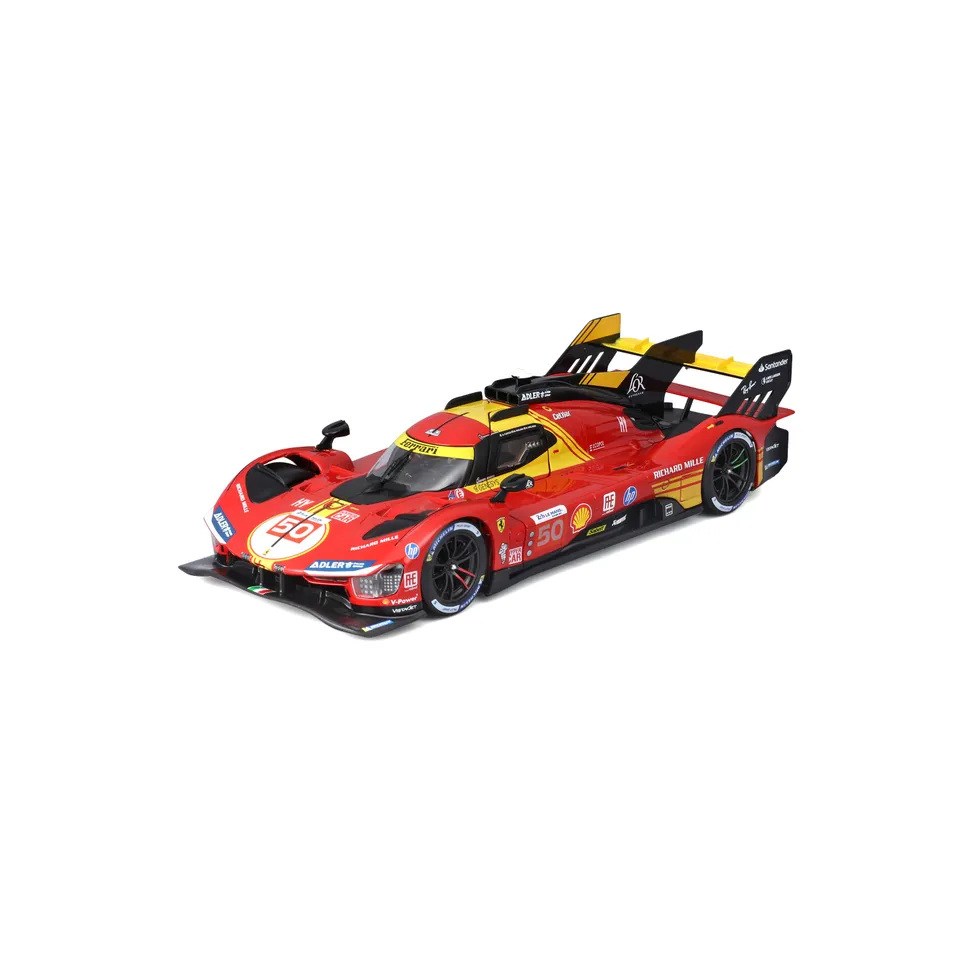 bburago-racing-ferrari-499p-modellauto-1-24-le-mans-nr-50-rot image 1