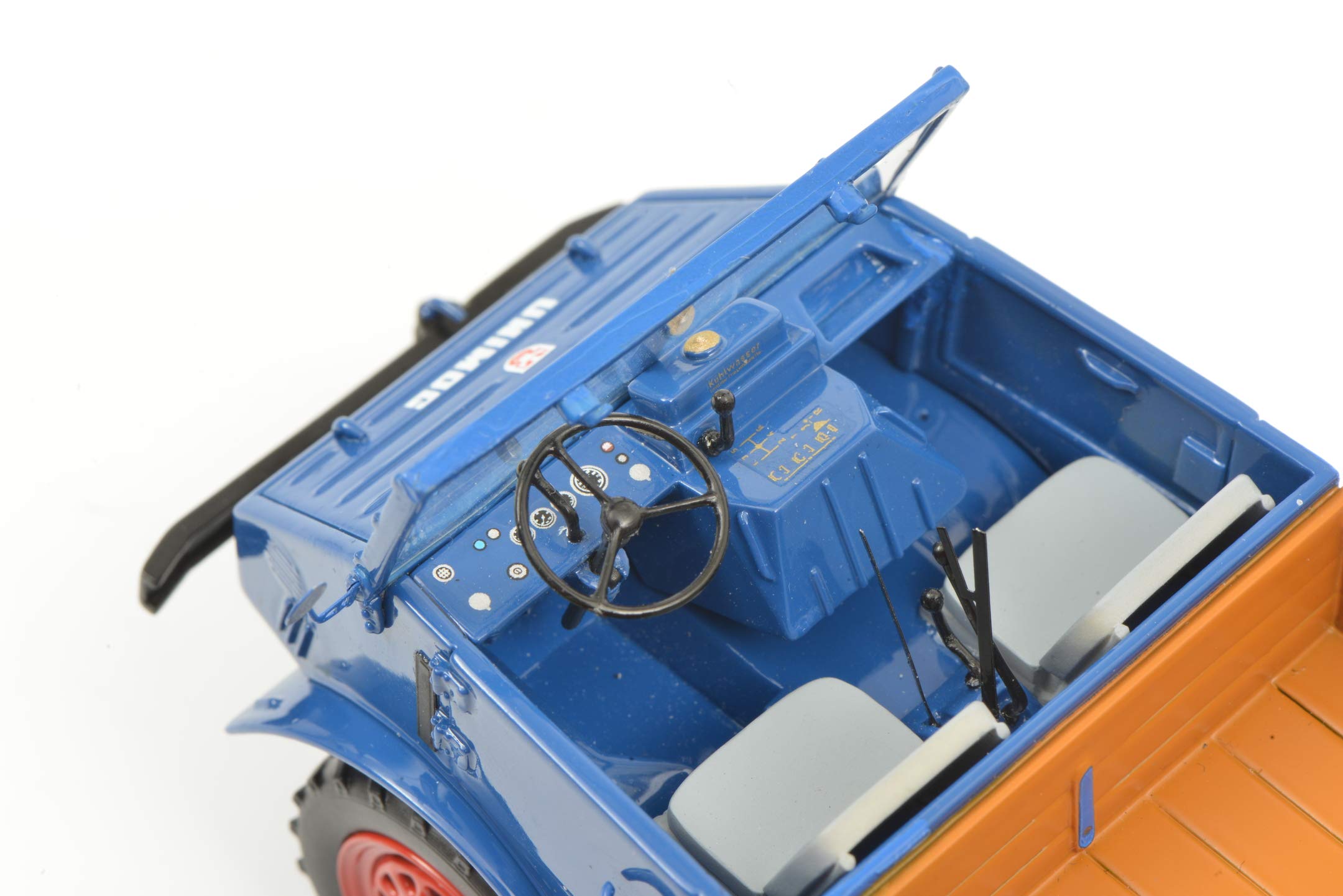 schuco-edition-mb-unimog-401-modellauto-1-32-blau image 3
