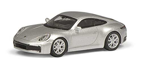 schuco-edition-porsche-911-carrera-s-coup-992-modellauto-1-87-silber image 3