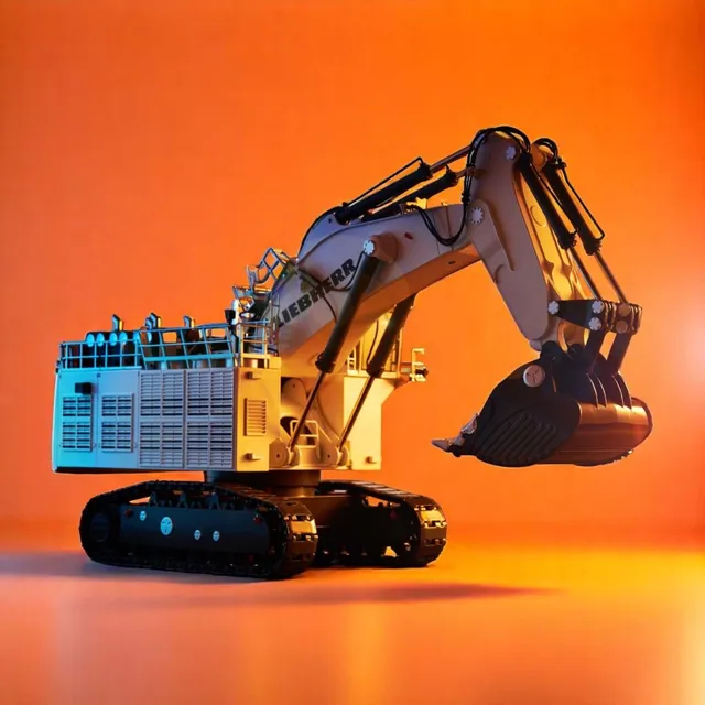nzg-liebherr-r-9600-miningbagger-modell-1-50-tiefl-ffel image 1