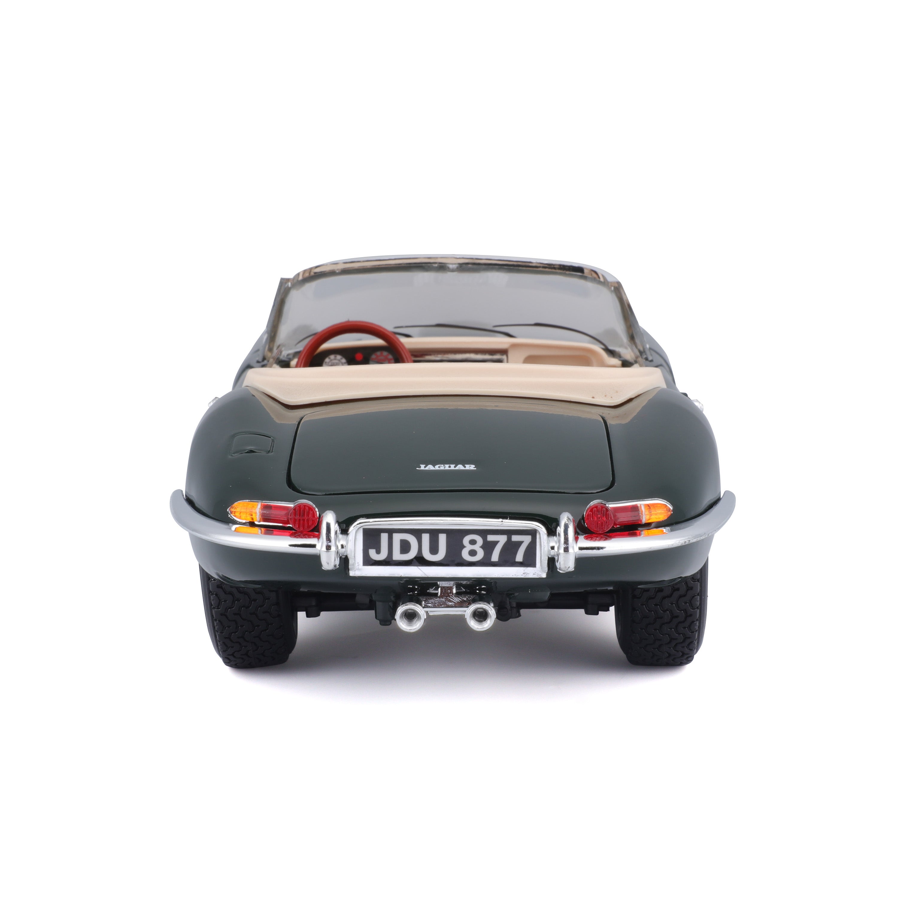 bburago-street-cars-jaguar-e-type-cabriolet-1-18-modellauto-gr-n image 4
