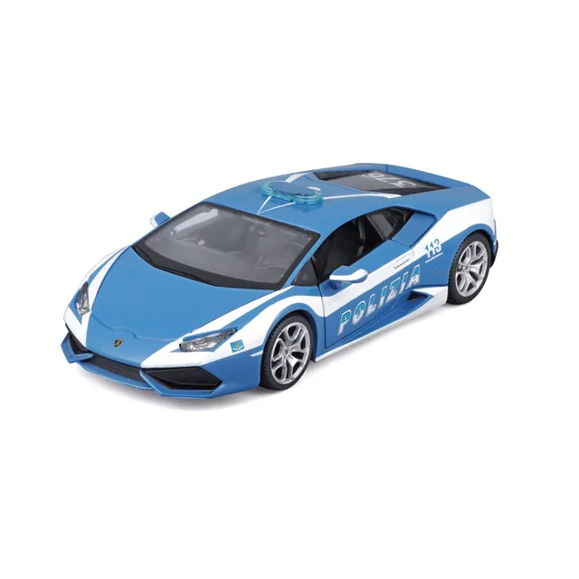 bburago-street-cars-lamborghini-hurac-n-police-modellauto-1-24 image 1