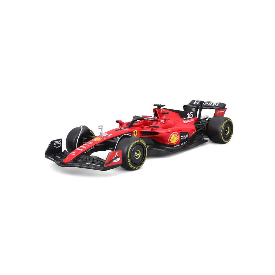bburago-formula-1-ferrari-sf-23-leclerc-1-24-modellauto-mit-fahrer image 1