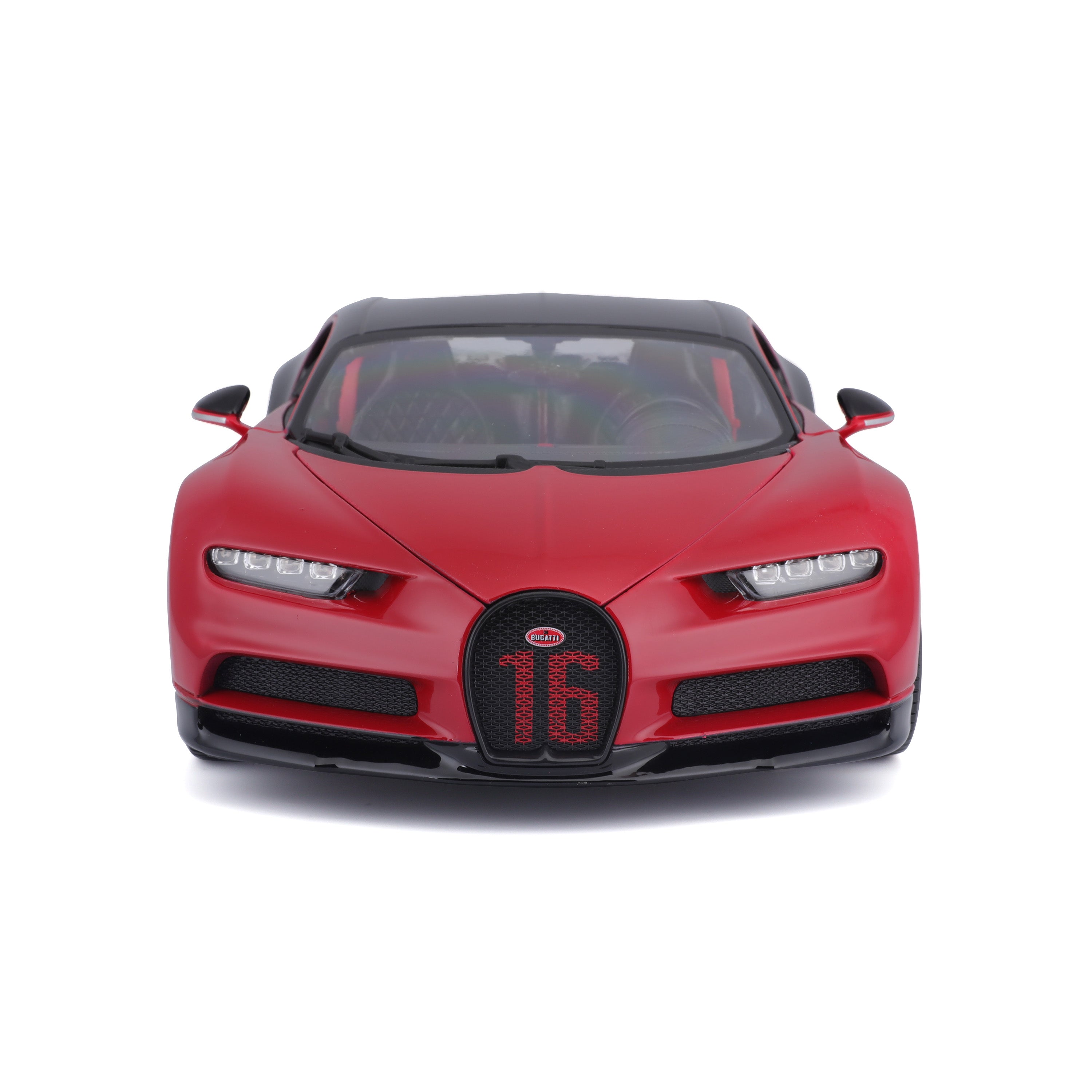bburago-street-bugatti-chiron-sport-modellauto-1-18-rot-schwarz image 6