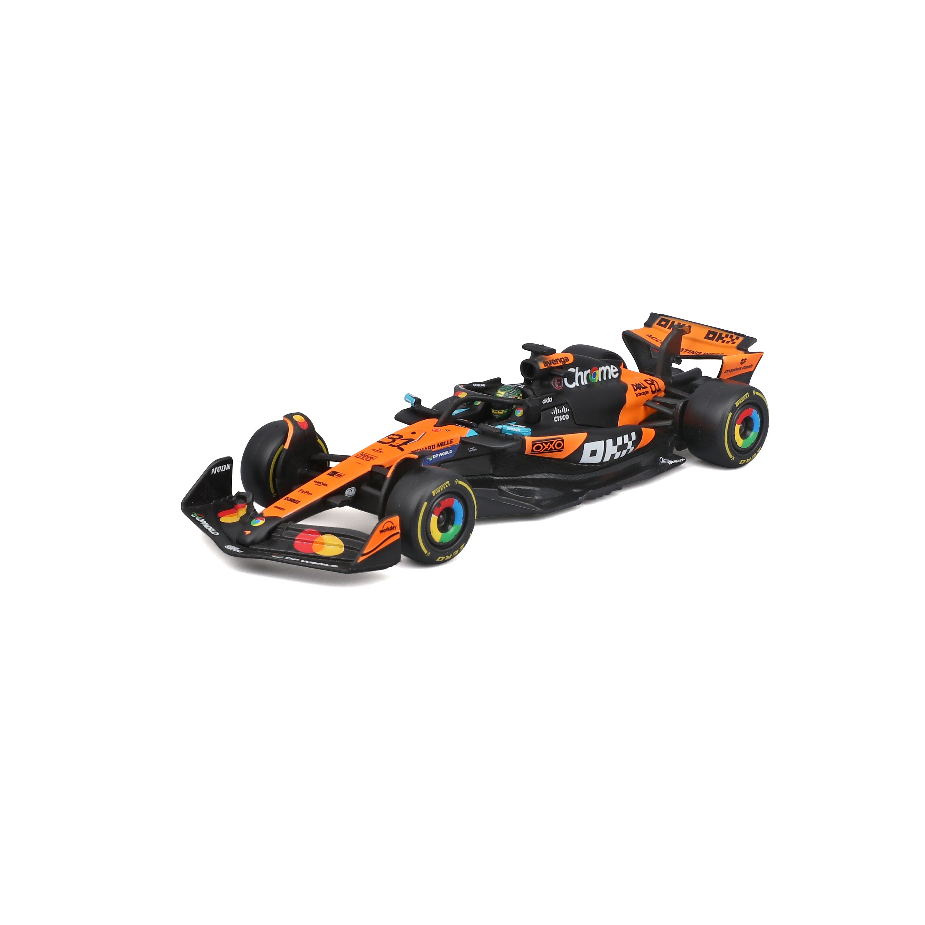 bburago-formula-1-mclaren-mcl39-modellauto-1-43-piastri-vitrine image 3