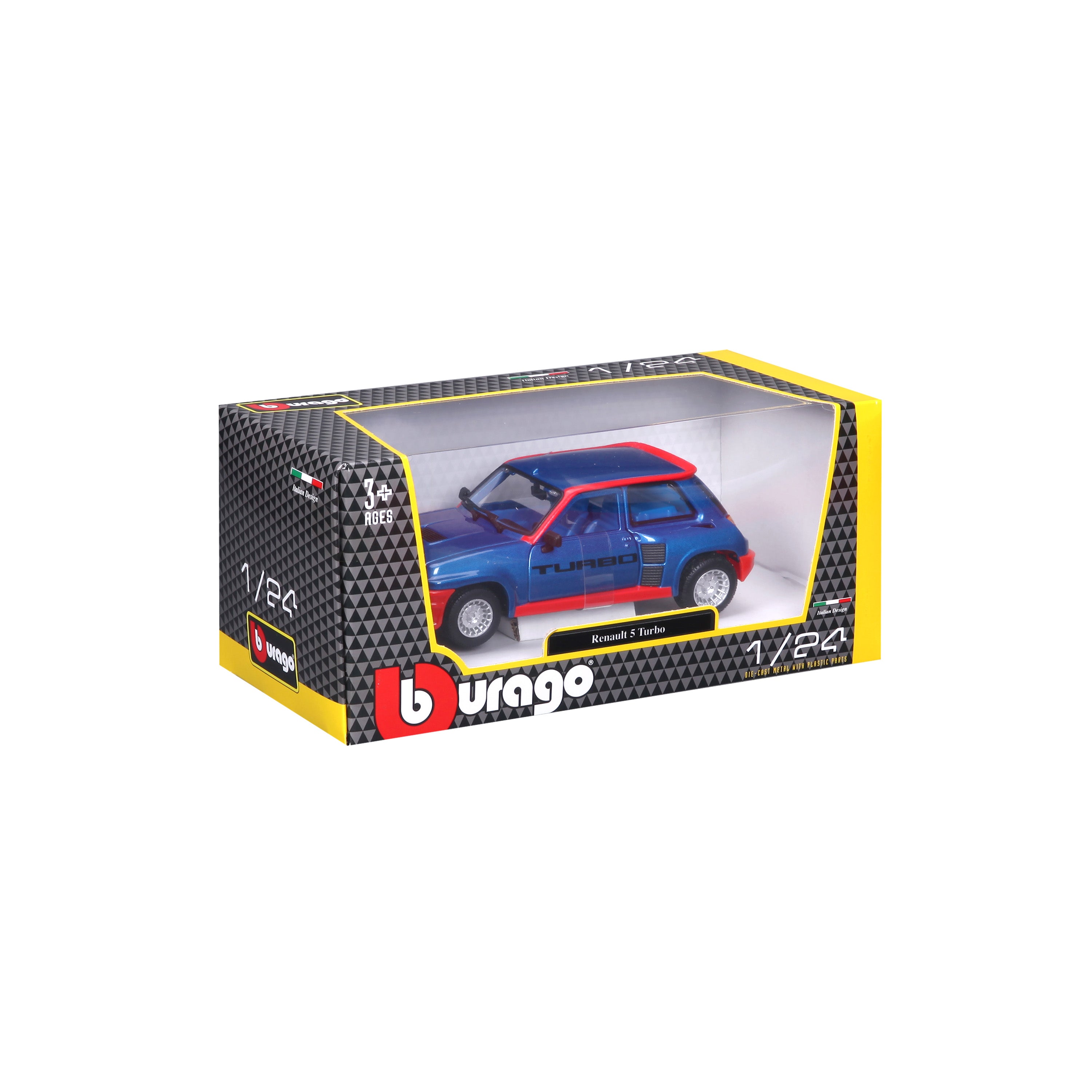 bburago-street-cars-renault-5-turbo-modellauto-1-24-blau image 2