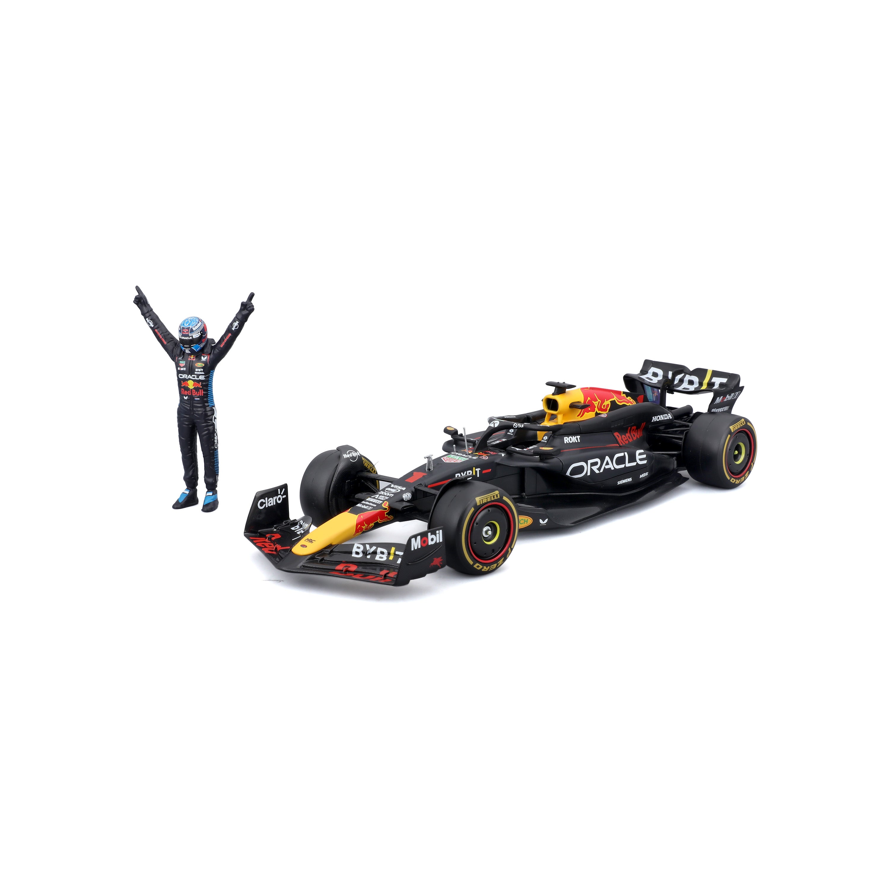 bburago-formula-1-red-bull-rb20-verstappen-modellauto-1-24-mit-fahrer image 1