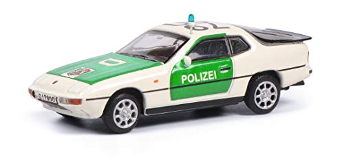 schuco-edition-porsche-924-polizei-modellauto-wei-gr-n-1-87 image 3