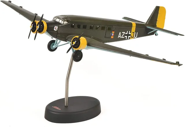 schuco-edition-junkers-ju-52-3m-modellflugzeug-1-72-oliv image 1