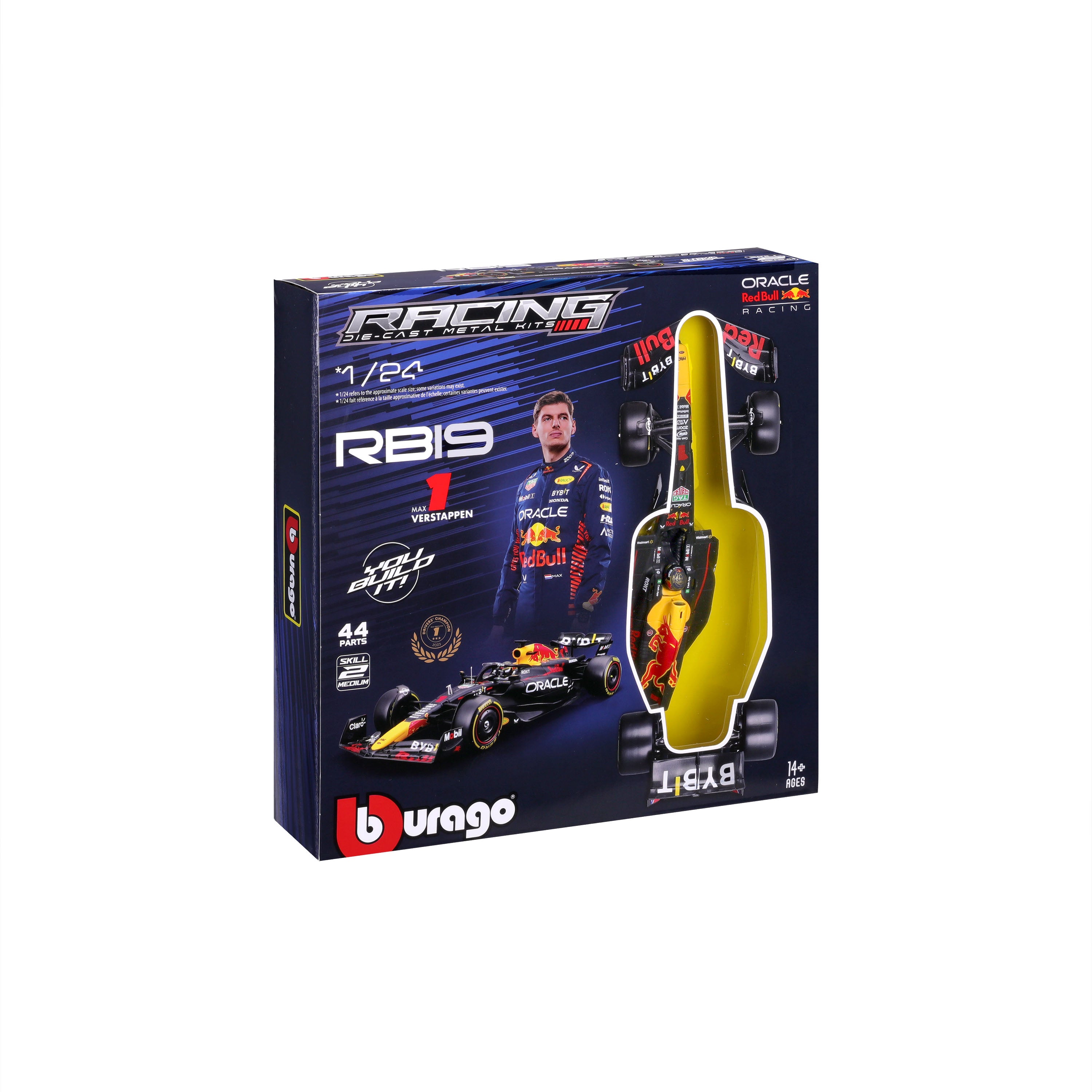 bburago-model-kit-red-bull-rb19-verstappen-bausatz-1-24 image 1