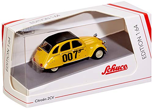 schuco-edition-citroen-2cv-007-modellauto-1-64-gelb image 7
