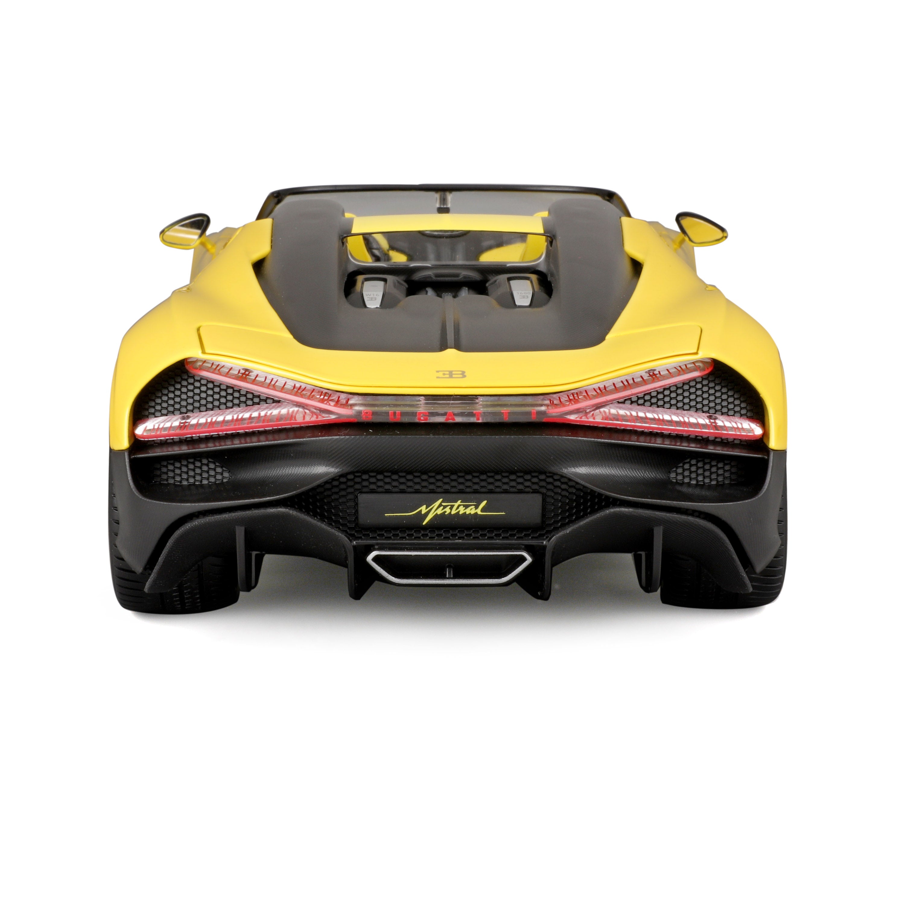 bburago-street-cars-bugatti-mistral-modellauto-1-18-gelb image 4
