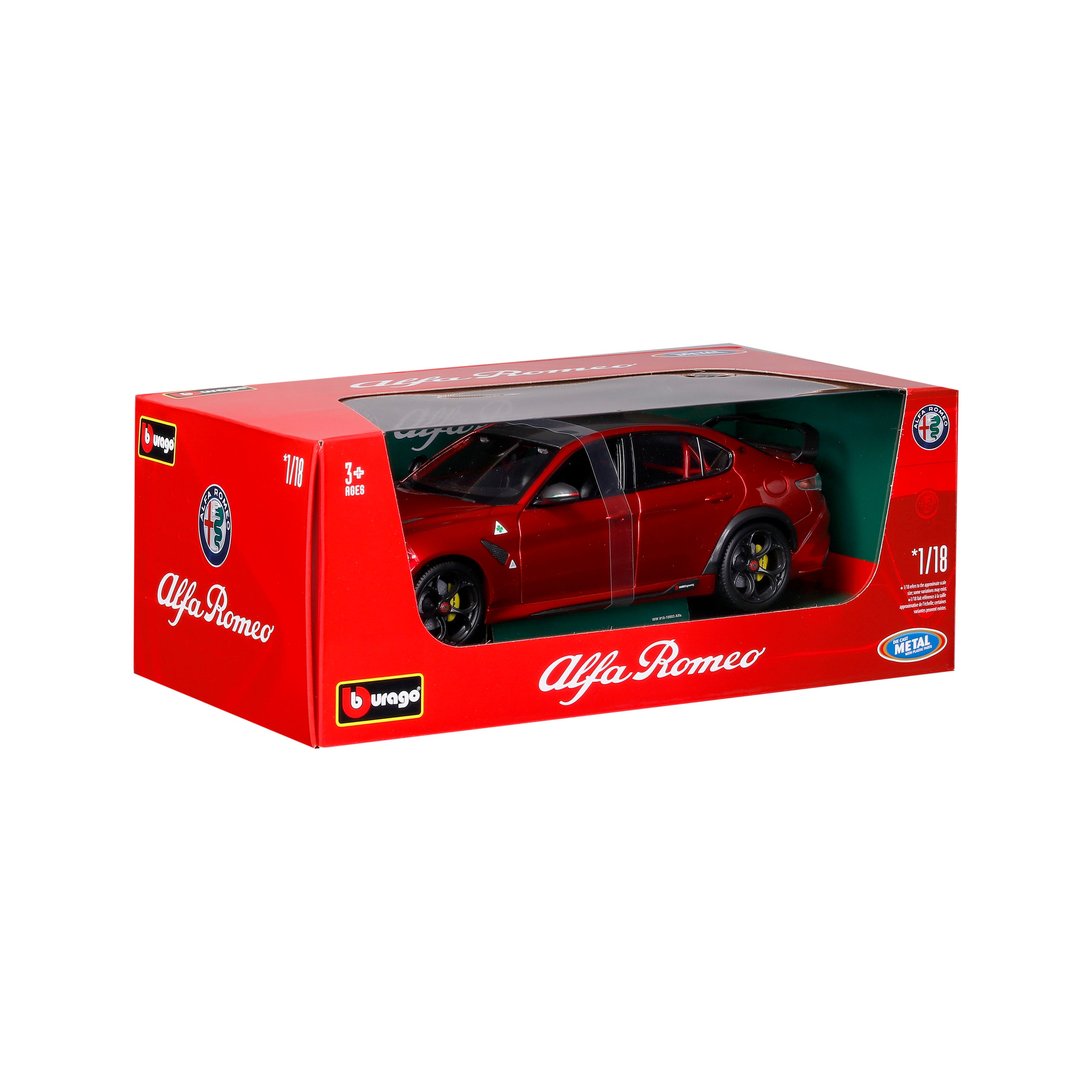 bburago-street-cars-alfa-romeo-giulia-gtam-modellauto-1-18-rot image 2