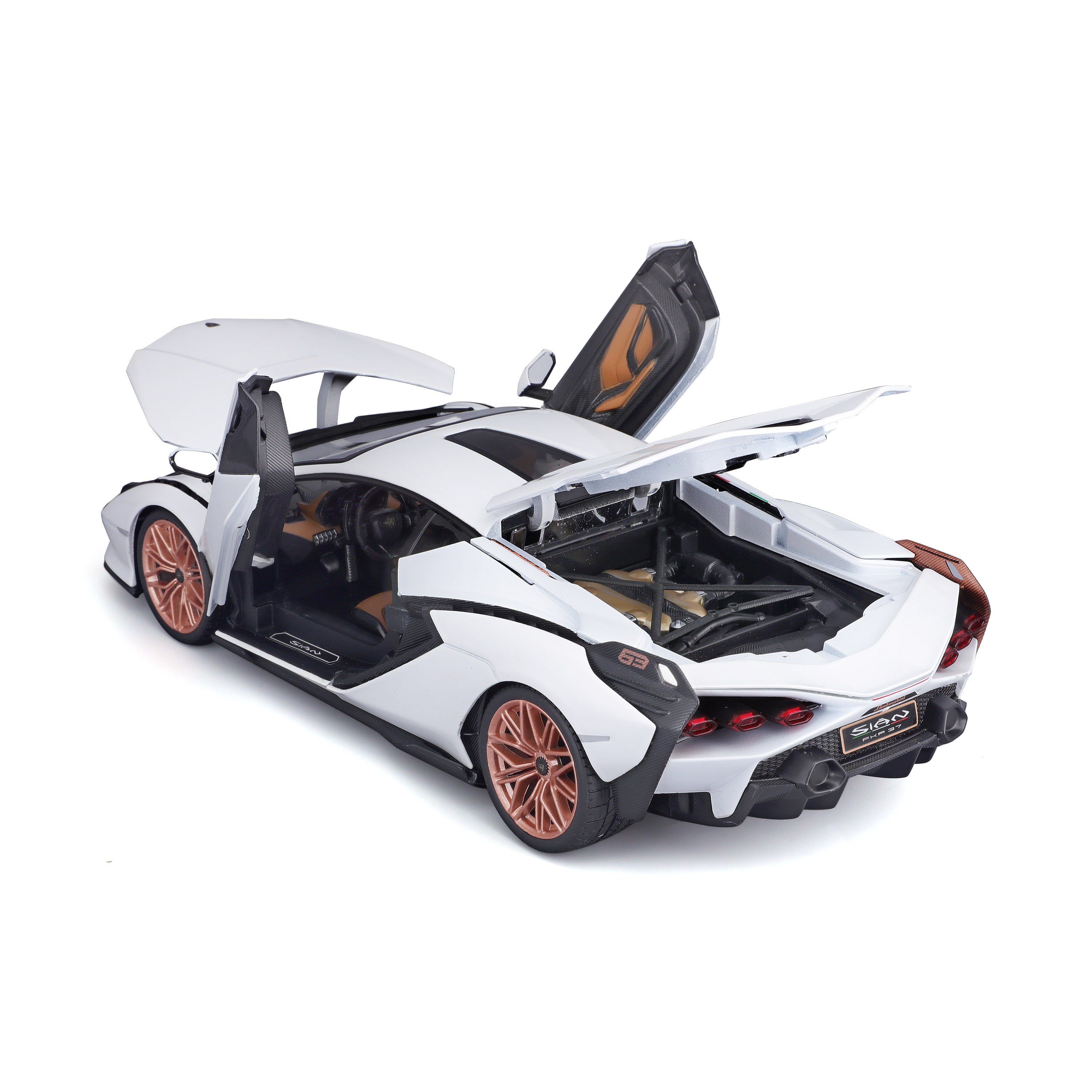 bburago-lamborghini-sian-fkp-37-modellauto-1-18-wei-hybrid image 5