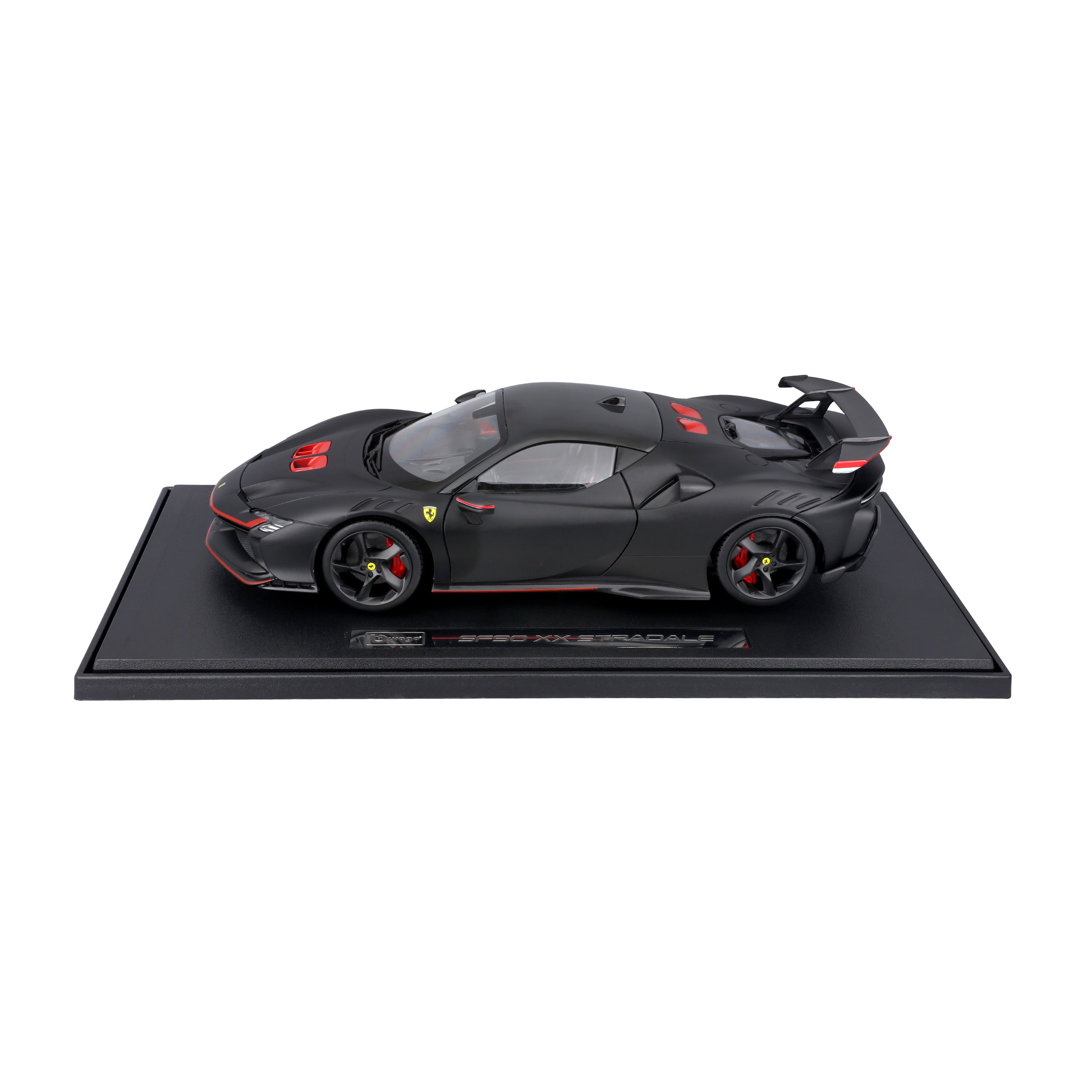 bburago-street-cars-ferrari-sf90xx-modellauto-1-18-schwarz-matt image 7