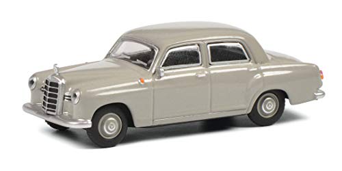 schuco-edition-mercedes-180-d-ponton-modellauto-1-64-grau image 2