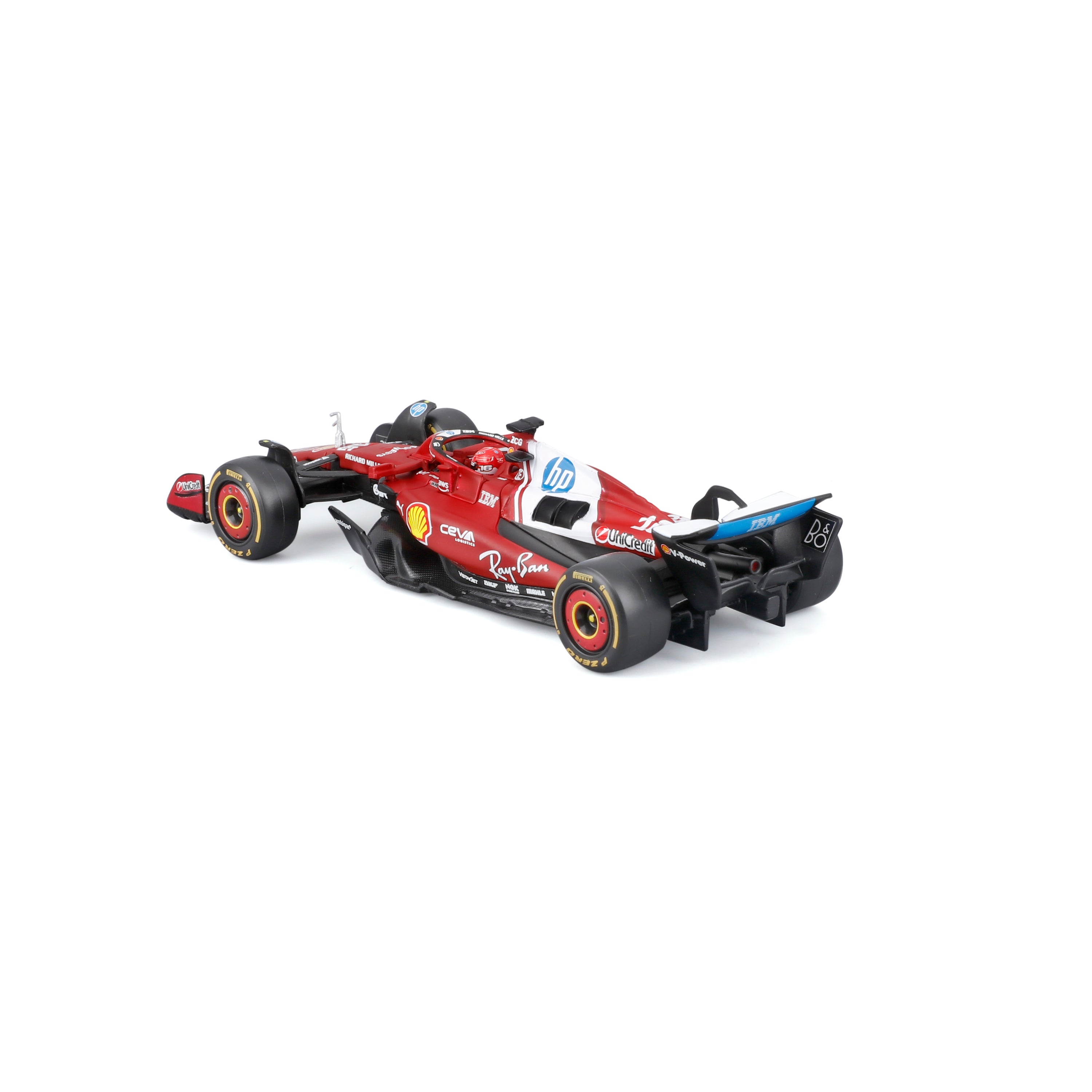 bburago-f1-ferrari-sf-25-16-modellauto-1-43-leclerc-vitrine image 7