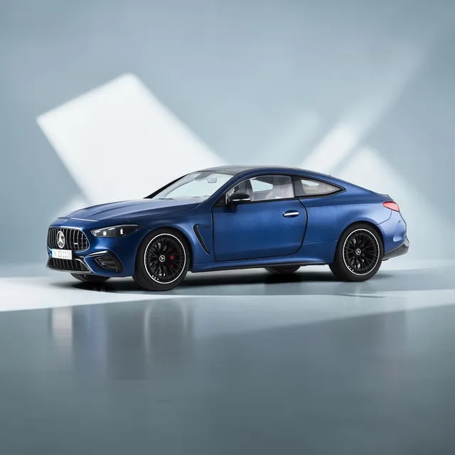 nzg-cars-mercedes-amg-cle-53-coup-modellauto-1-18-blau image 1