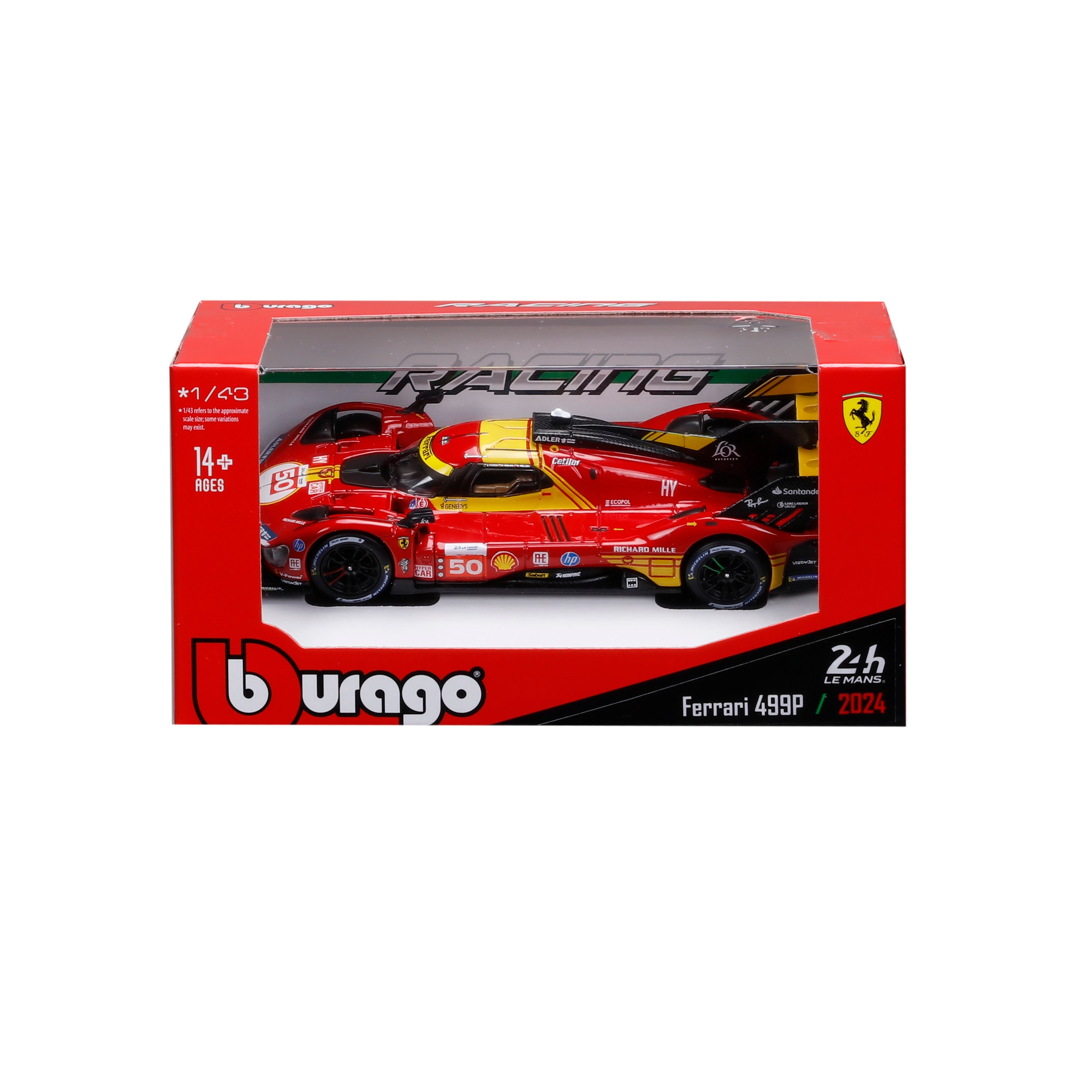 bburago-racing-ferrari-499p-50-le-mans-modellauto-1-43 image 2