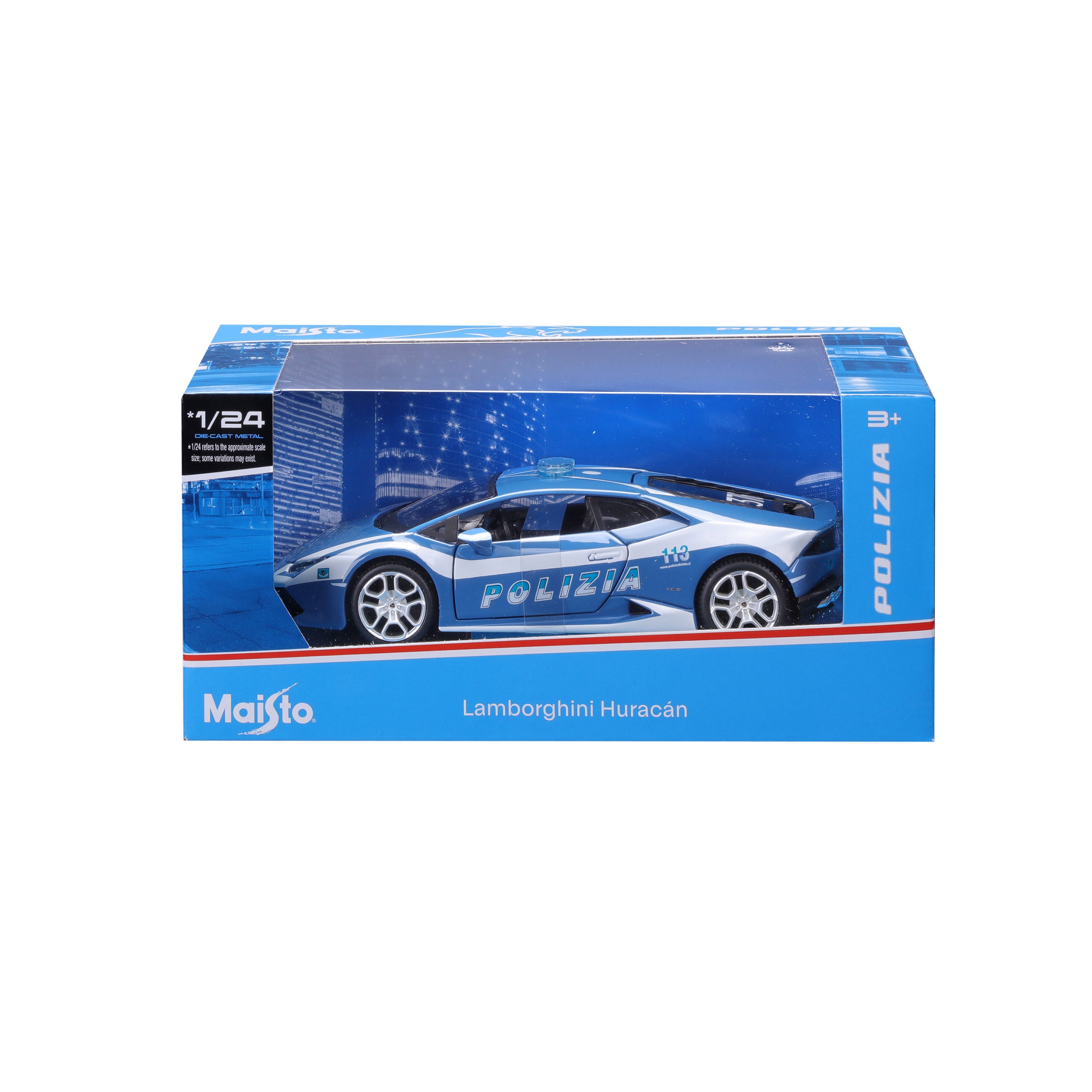 bburago-street-cars-lamborghini-hurac-n-police-modellauto-1-24 image 7