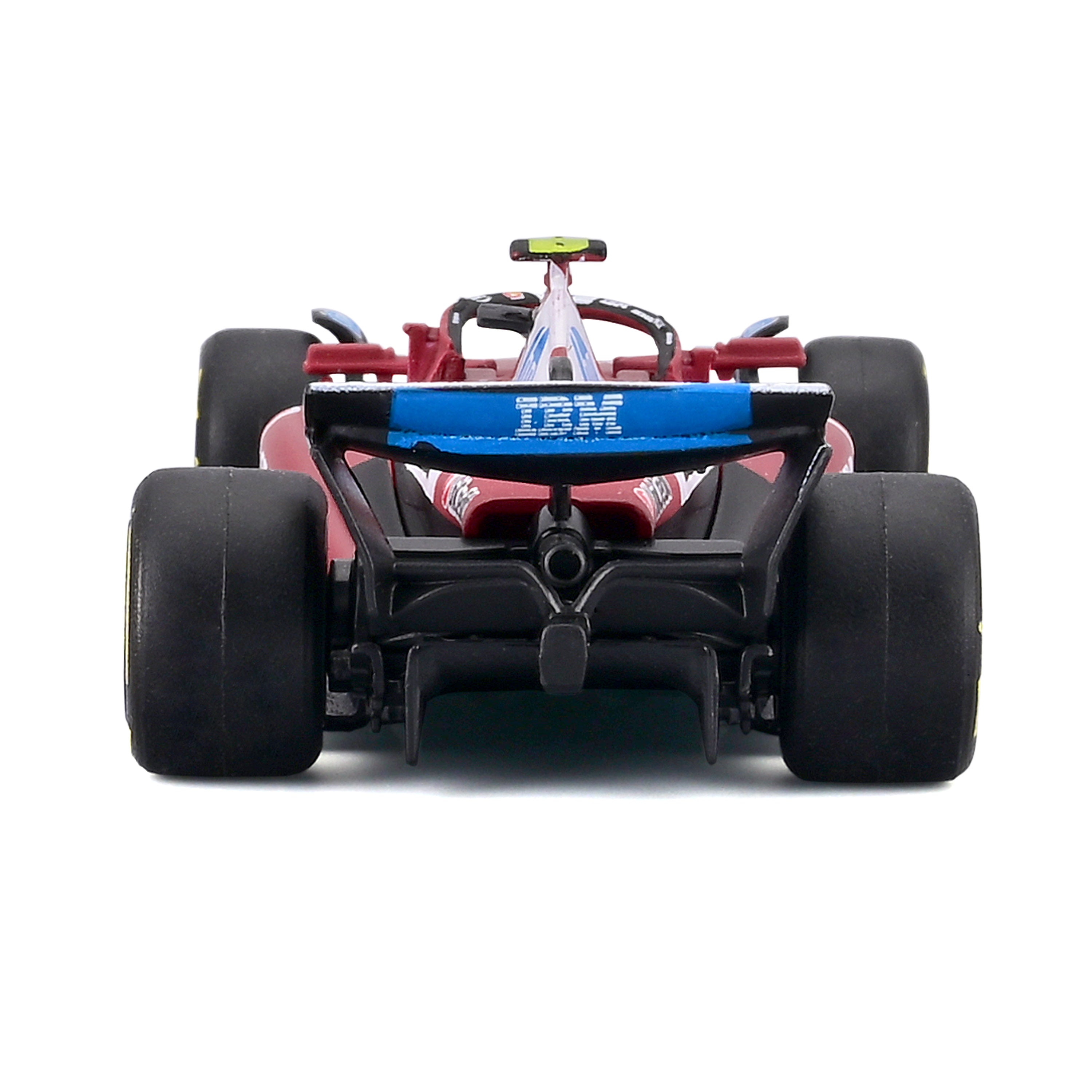 bburago-f1-ferrari-sf-25-hamilton-44-modellauto-1-64-rot-vitrine image 4