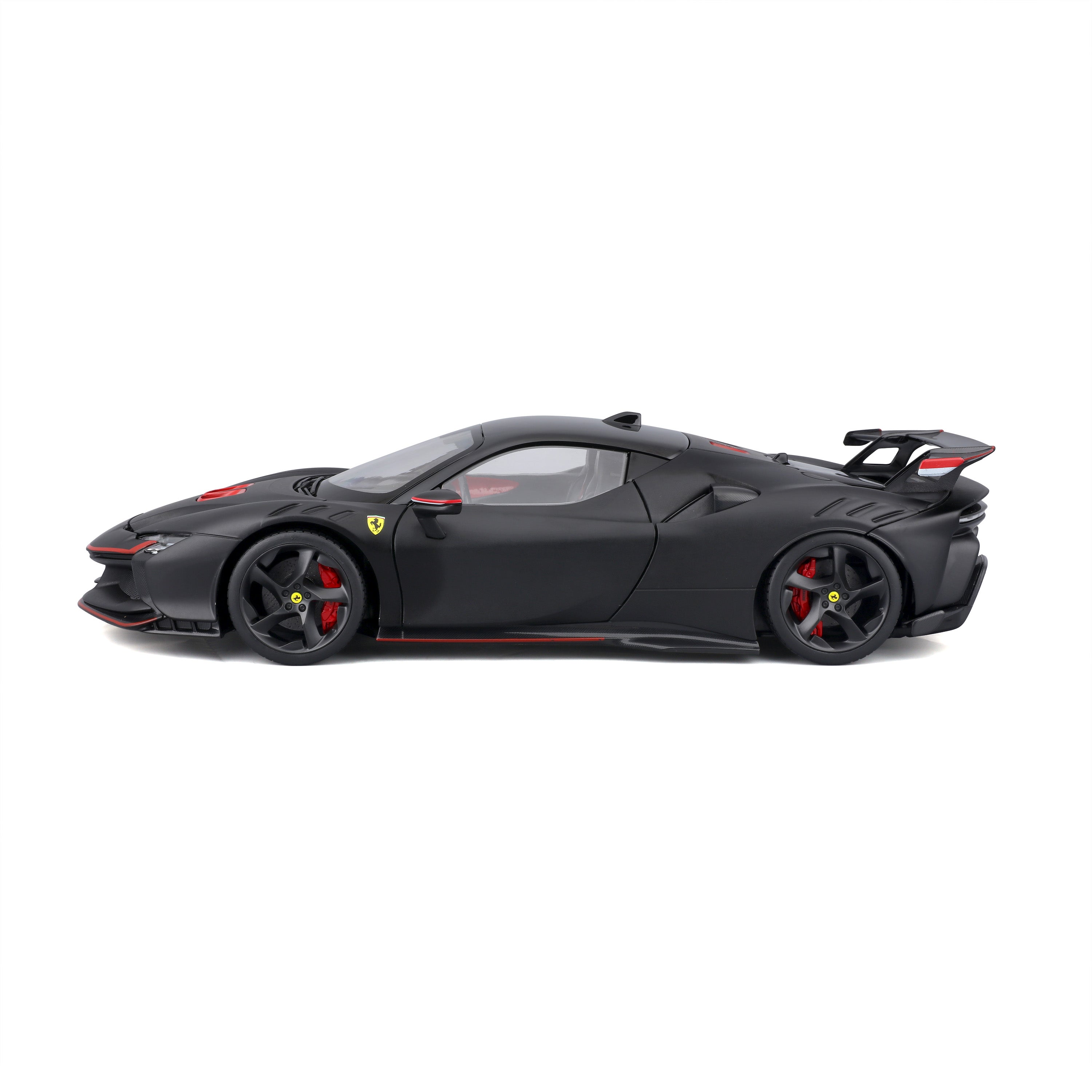 bburago-street-cars-ferrari-sf90xx-modellauto-1-18-schwarz-matt image 8