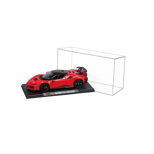 bburago-street-cars-ferrari-sf90-xx-1-24-modellauto-rot-vitrine image 1