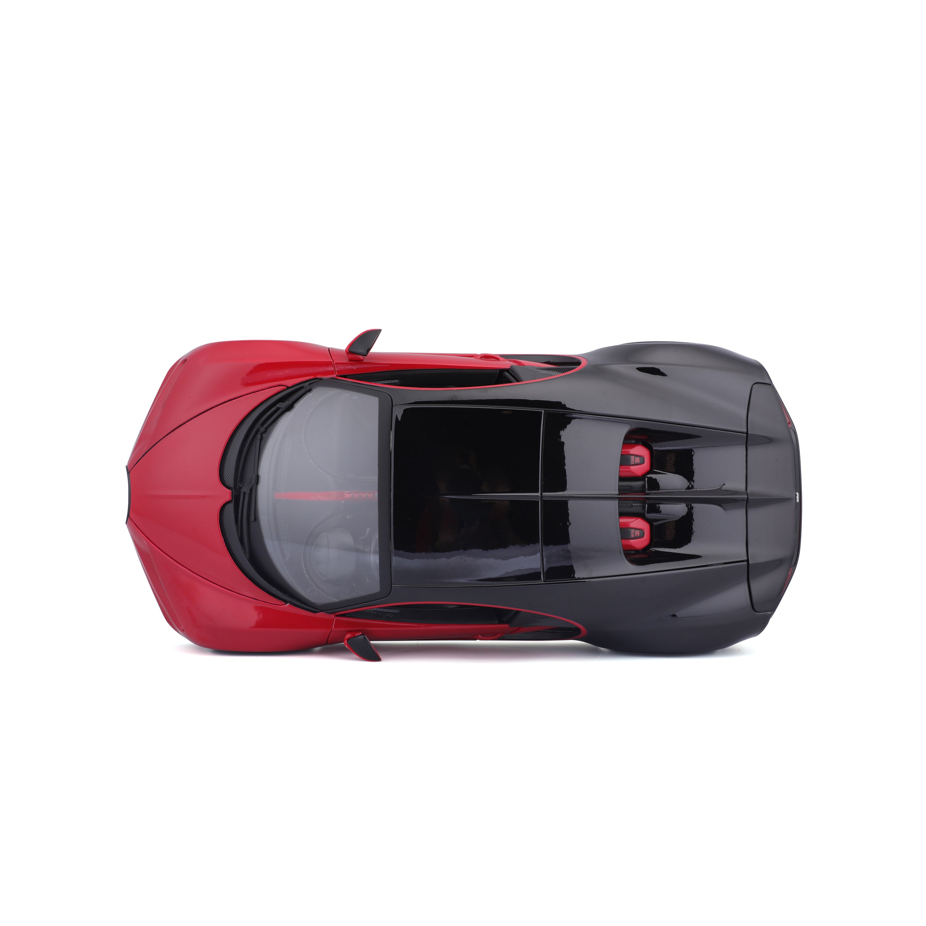bburago-street-bugatti-chiron-sport-modellauto-1-18-rot-schwarz image 8