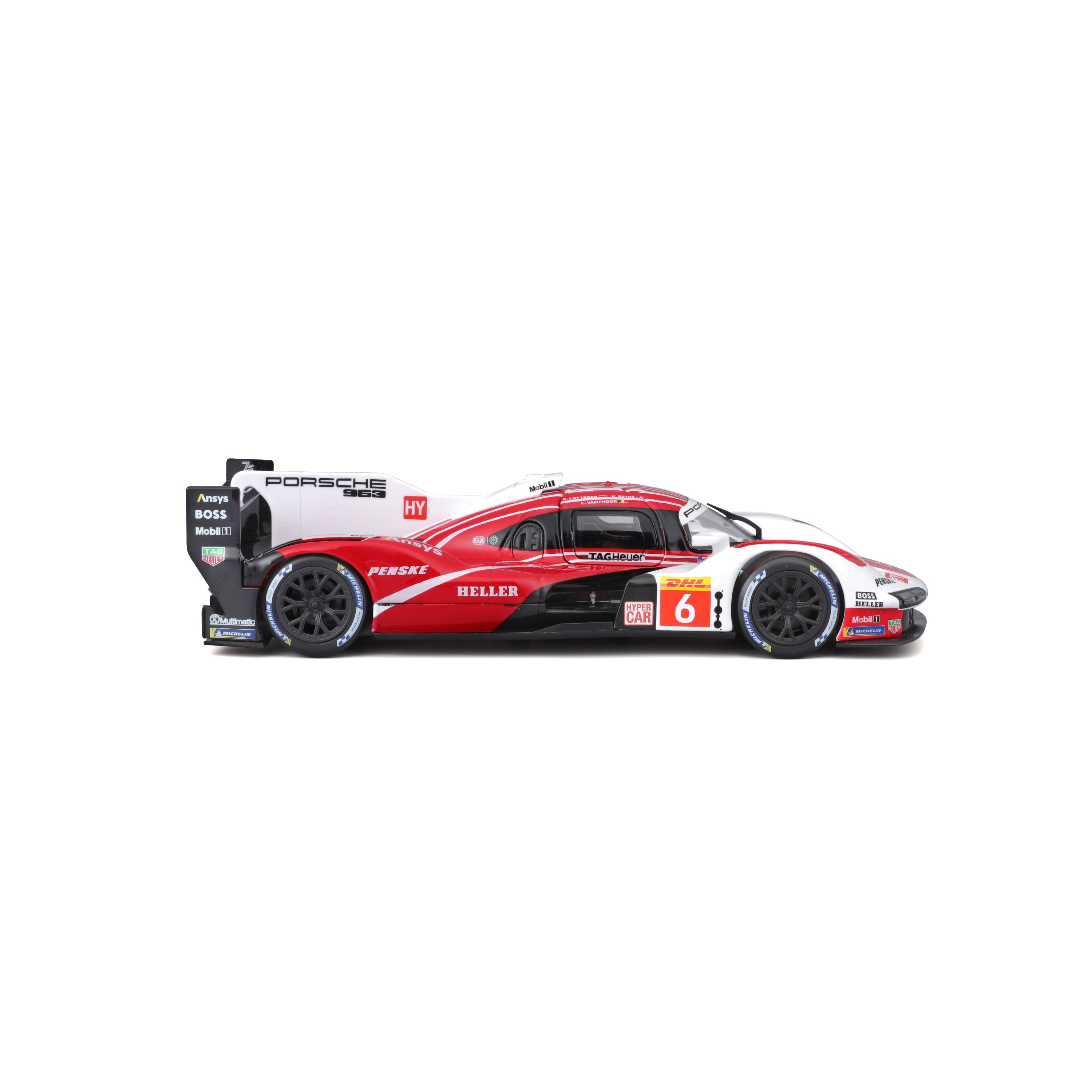 bburago-racing-porsche-penske-963-modellauto-1-24-nr-6 image 4