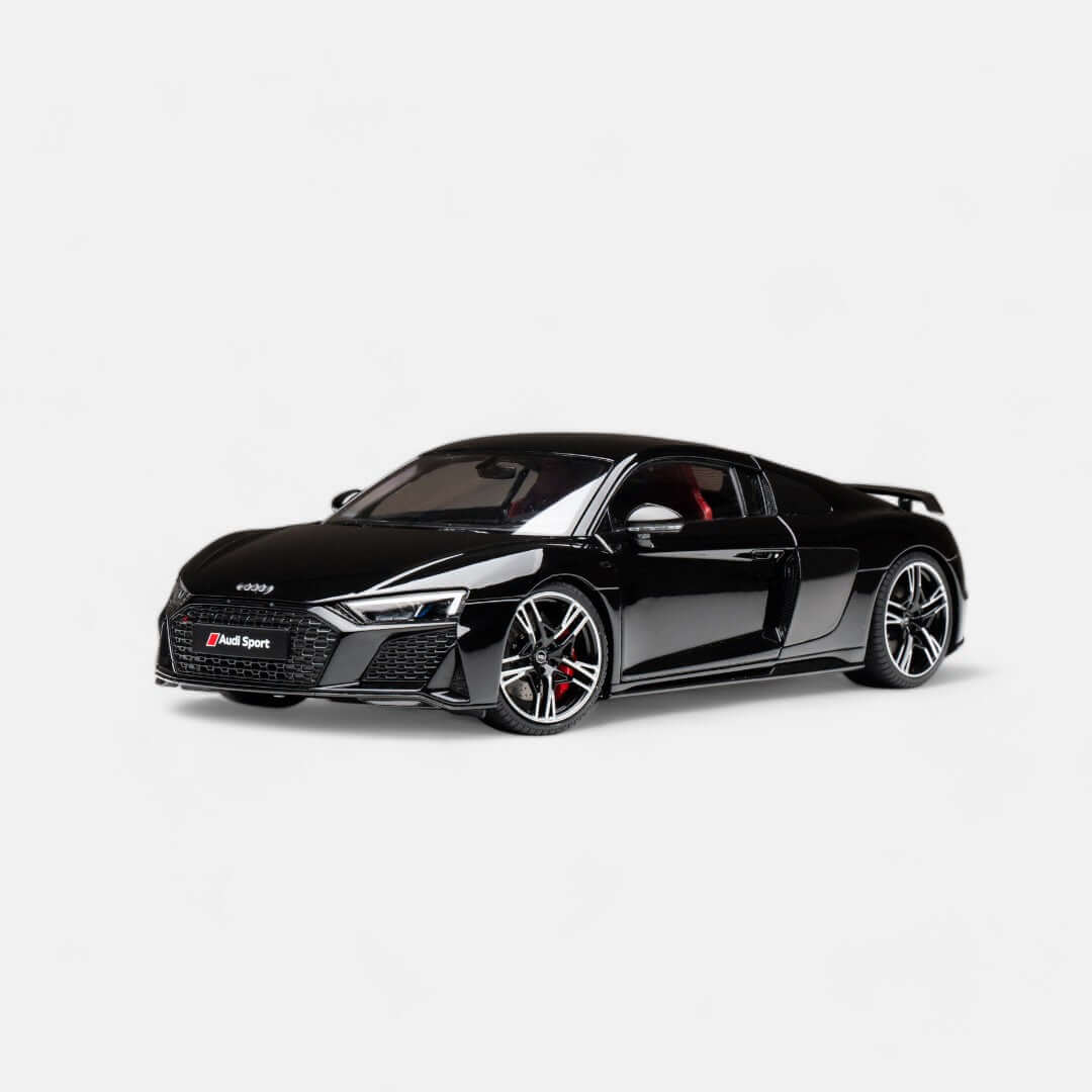 nzg-audi-r8-coup-modellauto-1-18-blau-metallic-sportwagen image 2