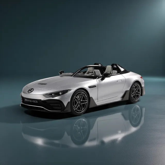 nzg-cars-mercedes-amg-purespeed-modellauto-1-18 image 1