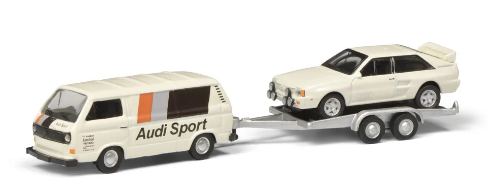 schuco-edition-vw-t3c-452651000-modellauto-1-87-audi-sport image 1