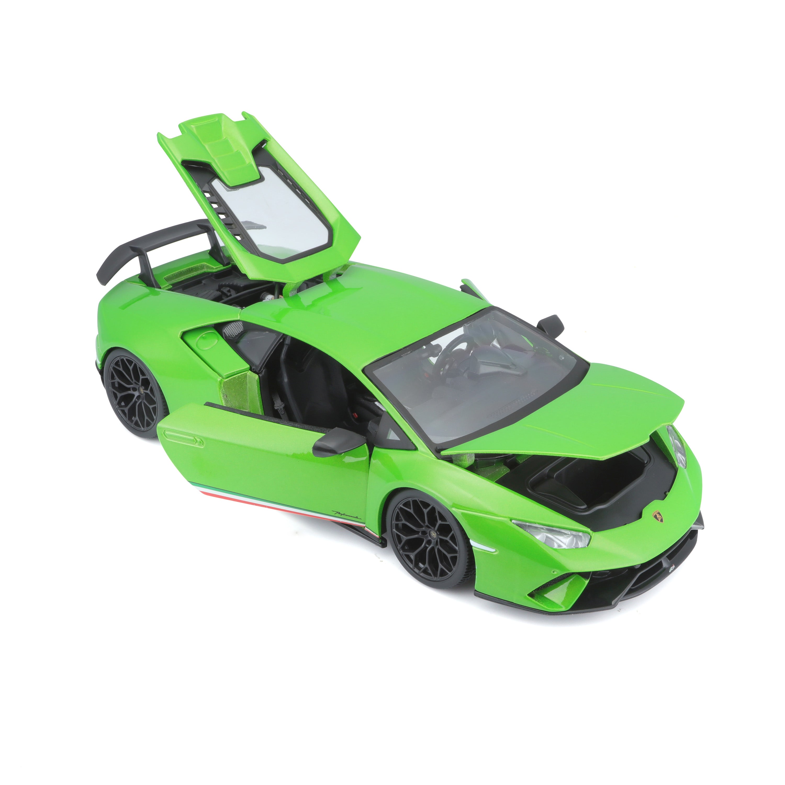 bburago-street-cars-lamborghini-hurac-n-performante-modellauto-1-18-gr-n image 5