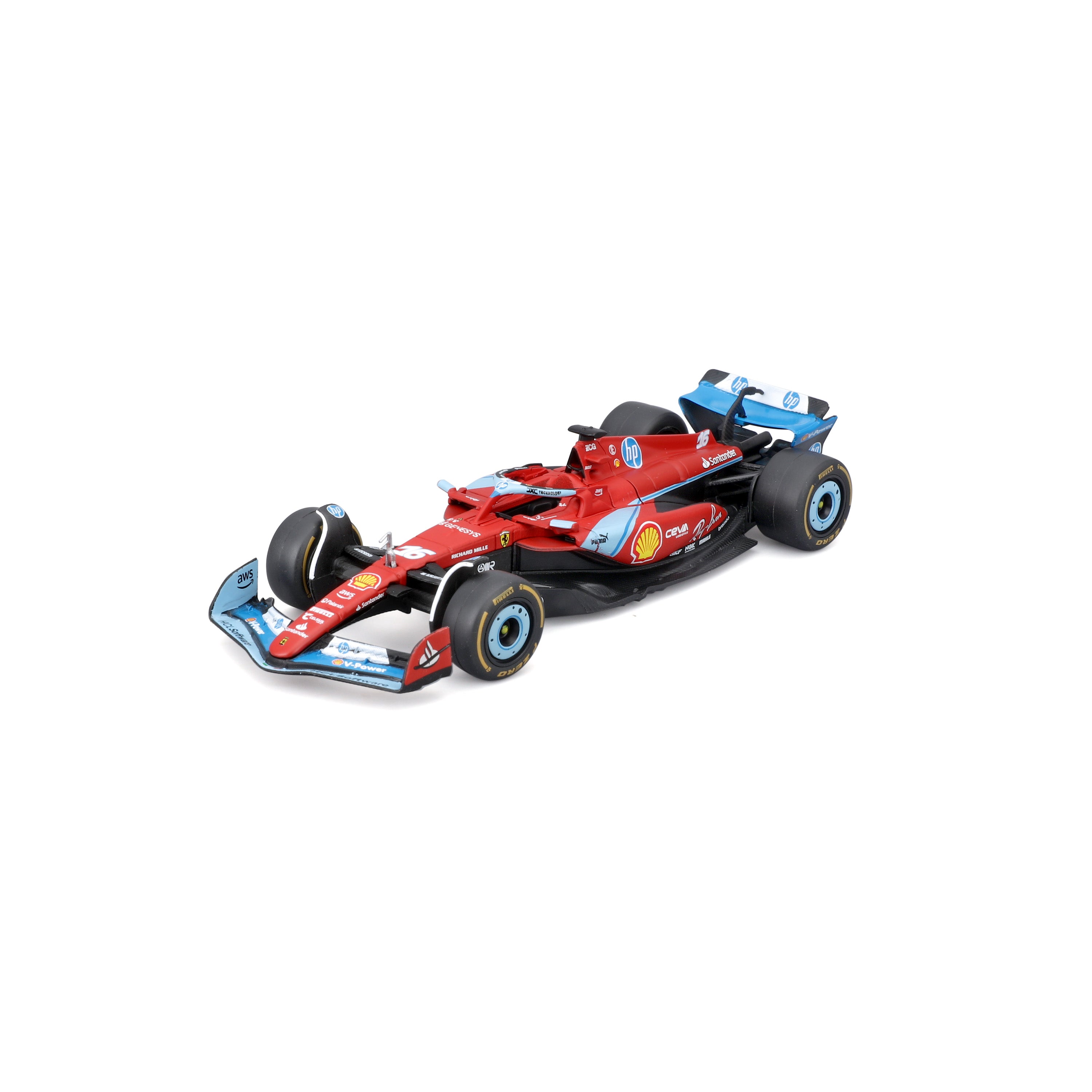 bburago-formula-1-ferrari-sf-24-leclerc-modellauto-1-43-miami image 1