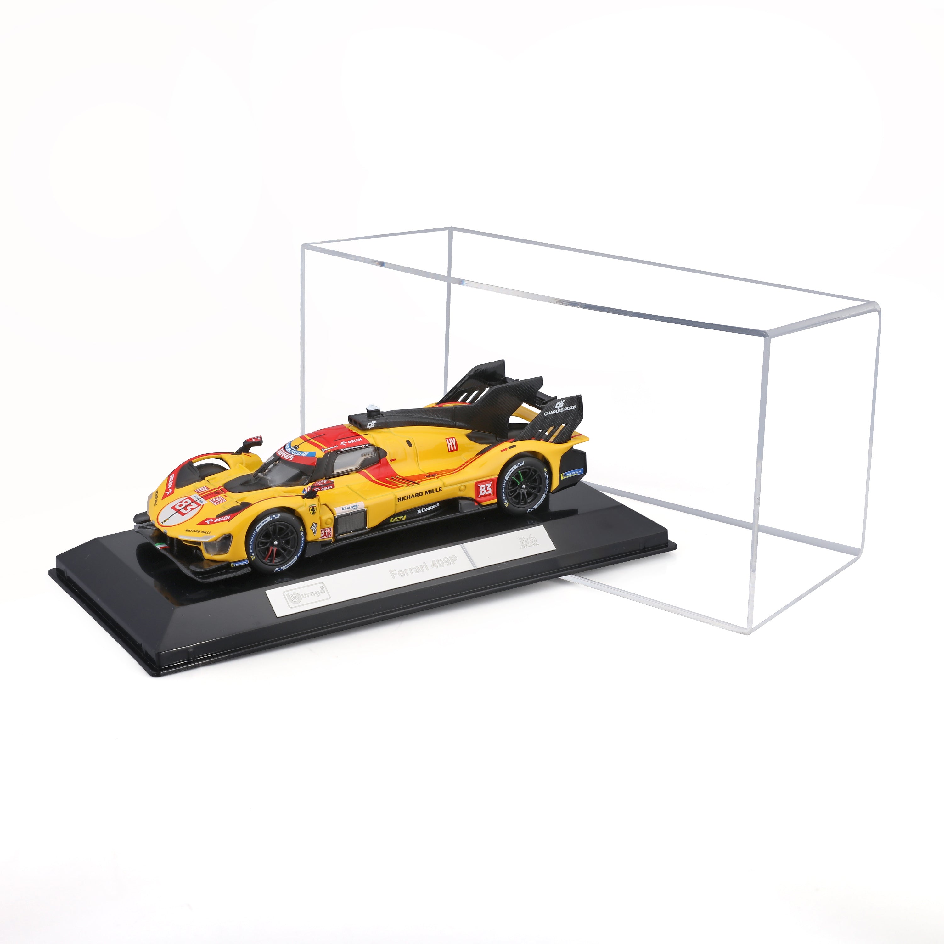 bburago-racing-ferrari-499p-hypercar-modellauto-1-43-83-vitrine image 1