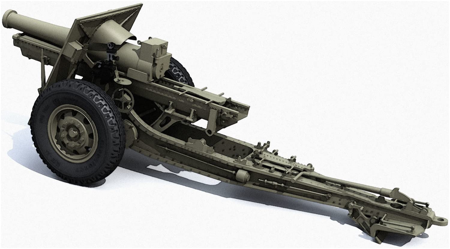 das-werk-dw35023-us-155mm-howitzer-m1918-1-35-modellbausatz image 2