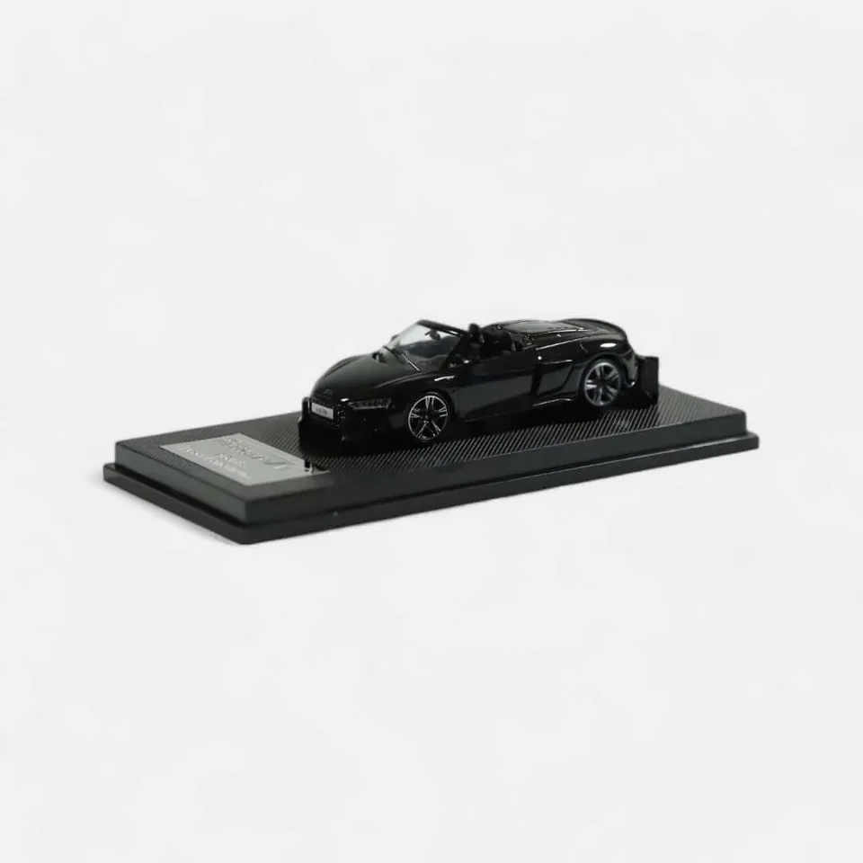 nzg-audi-r8-spyder-1-64-schwarz-vitrine-sportwagen image 1