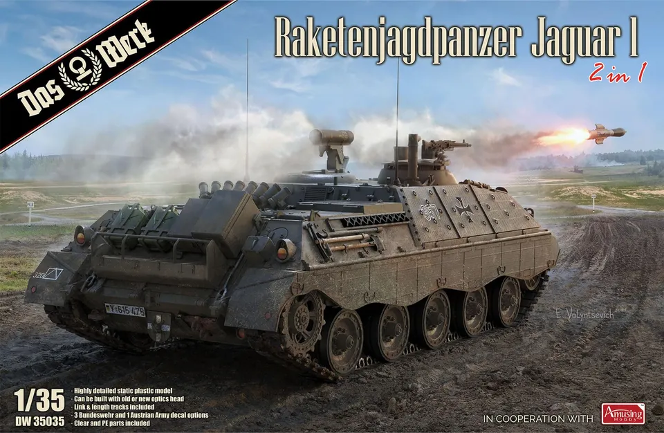 das-werk-jaguar-1-2-raketenjagdpanzer-bausatz-1-35-2-in-1 image 1