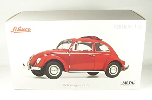 schuco-edition-vw-k-fer-faltdach-1963-modellauto-1-18-rot image 6