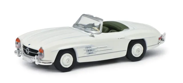 schuco-452639400-mercedes-300sl-roadster-modellauto-1-87-wei image 1
