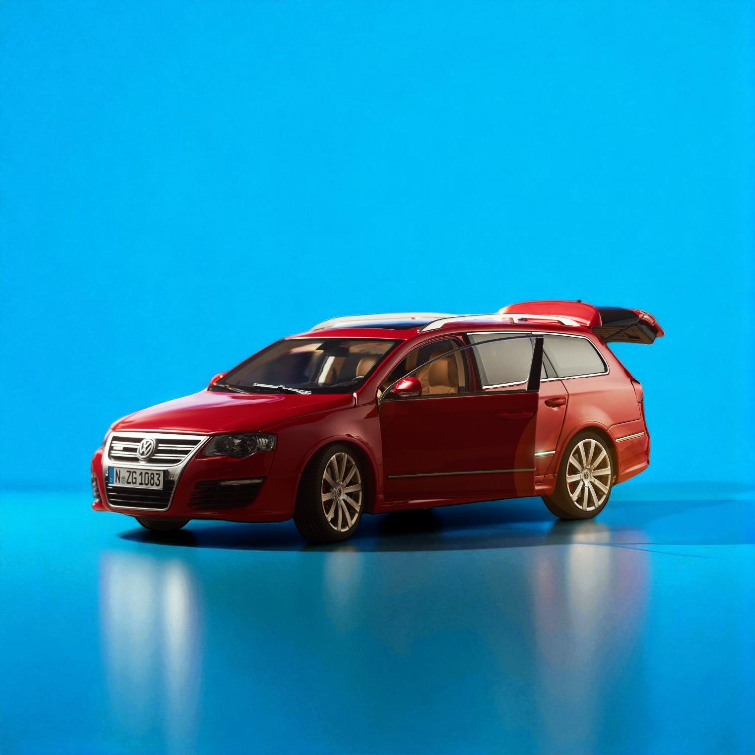 nzg-cars-volkswagen-passat-r36-modellauto-1-18-biscaya-blau image 5
