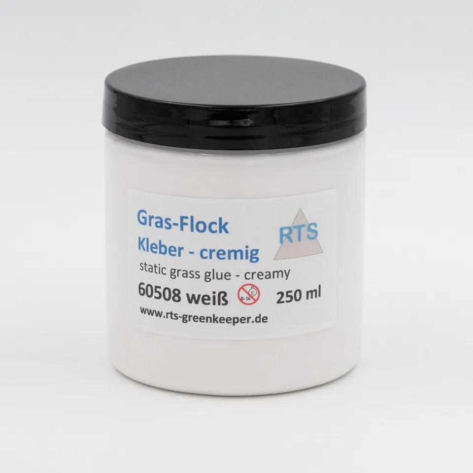 rts-greenkeeper-gras-flock-kleber-klebstoff-cremig-wei-250-ml image 1