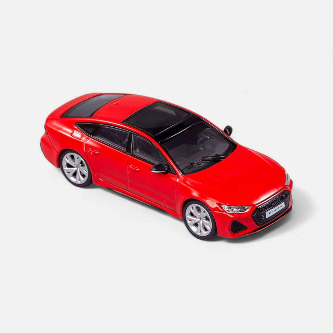 nzg-audi-rs7-sportback-c8-modellauto-1-64-rot-vitrine image 7