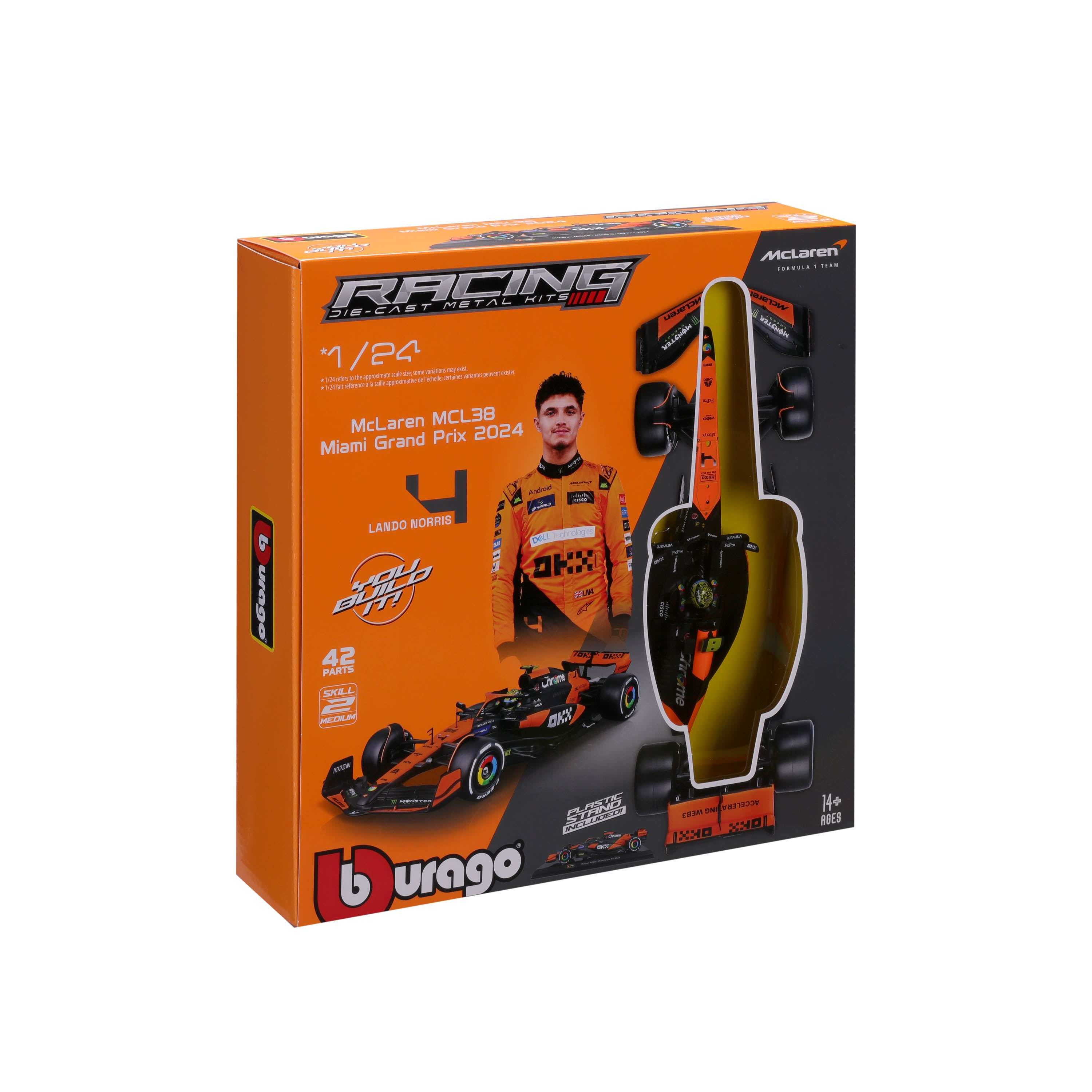 bburago-model-kit-mclaren-mcl38-norris-bausatz-1-24-4 image 1