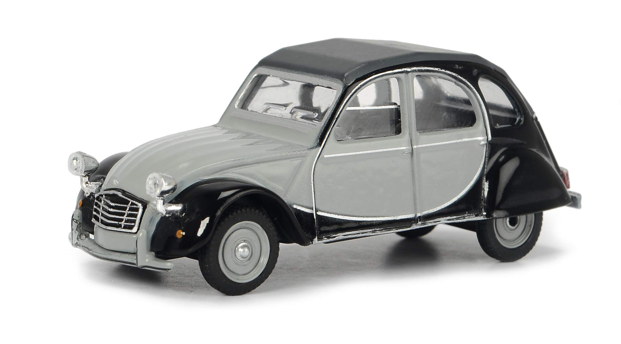 schuco-edition-citroen-2cv-charleston-modellauto-1-64-grau image 1